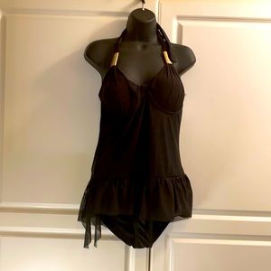 Black never worn bathing suit